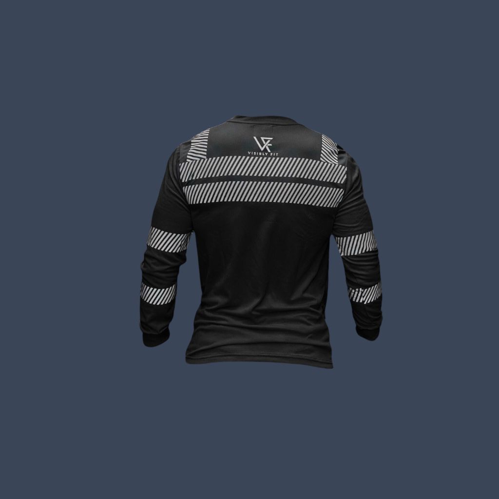 Long Sleeve, Crew Neck Regular fit- Black (VAT is added at the checkout)