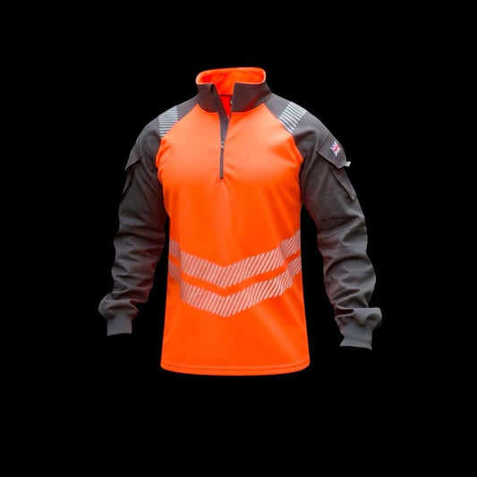 Hi-vis yellow UBAC workwear shirt