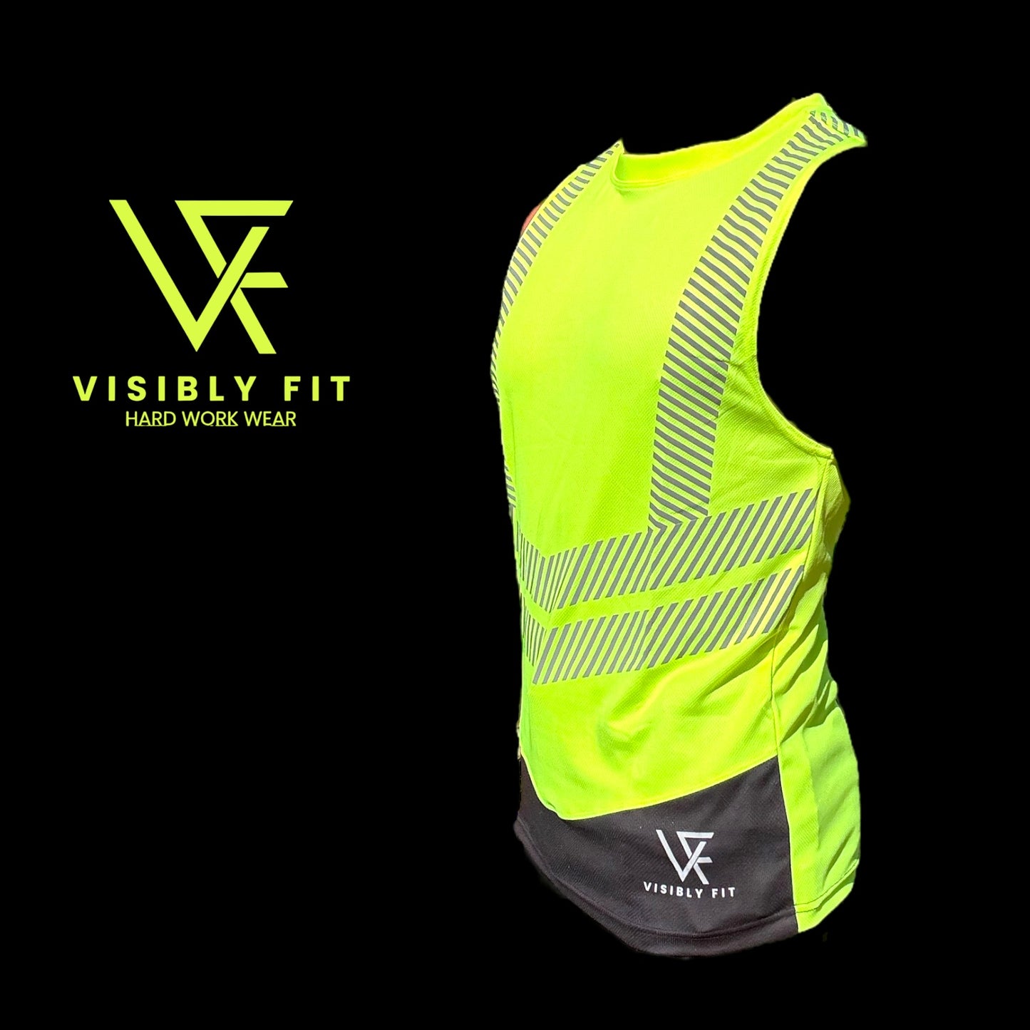 yellow high vis crew neck