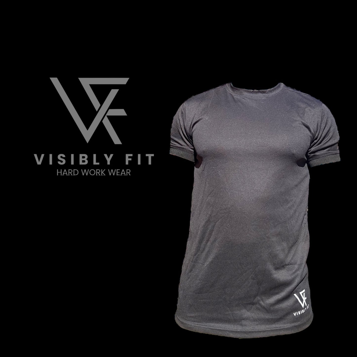 Black Regular Fit Crew Neck T-Shirt