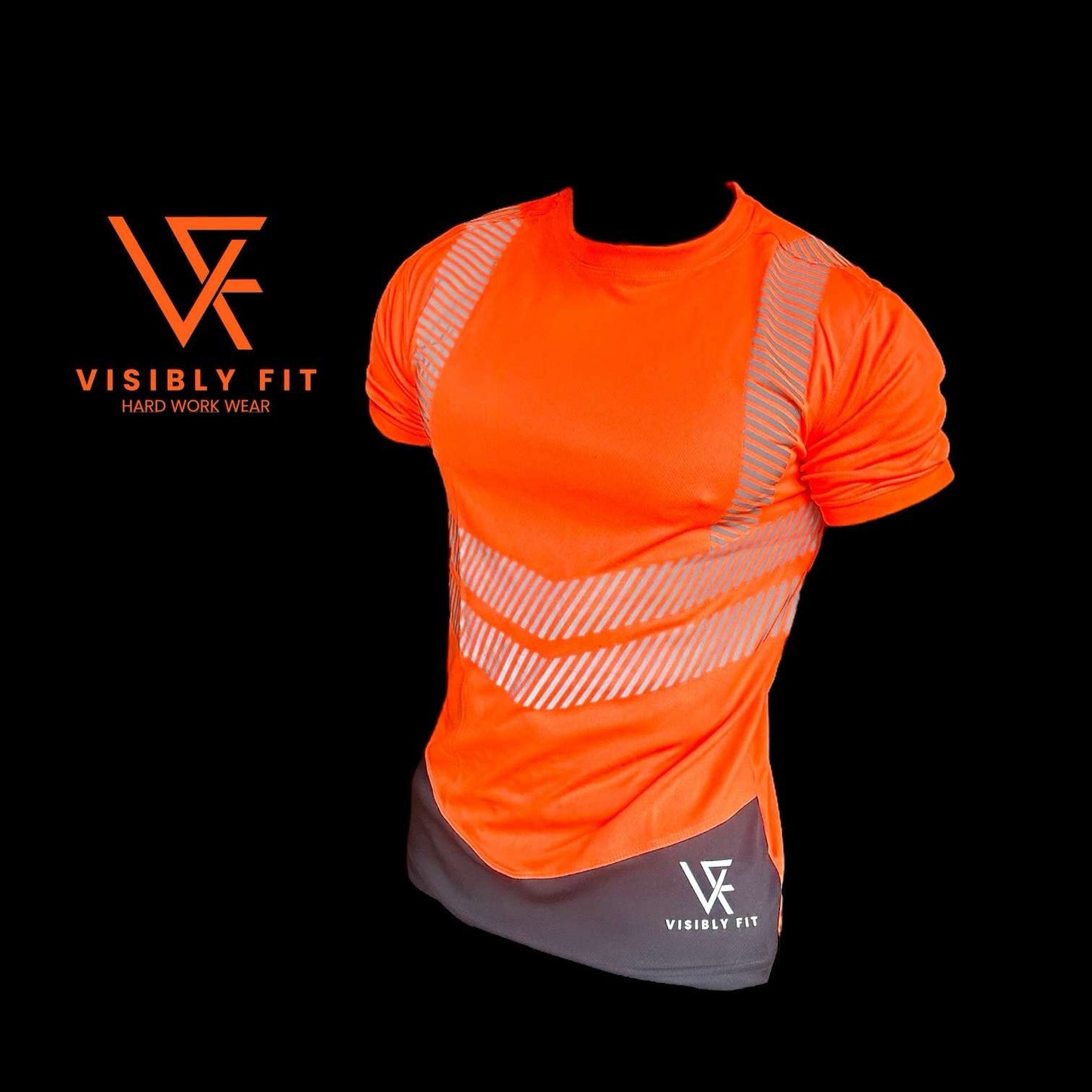 Orange work wear t shirt