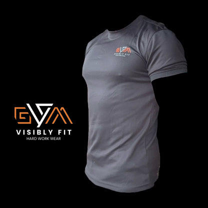 Black Muscle Fit Crew Neck T-Shirt