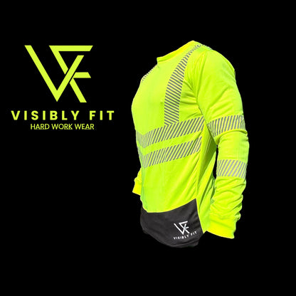 long sleeve crew neck yellow