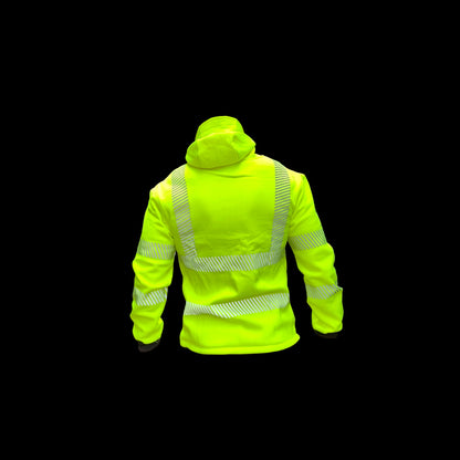 Yellow Fleece Hoodie (Half Zip) (VAT is added at the checkout)