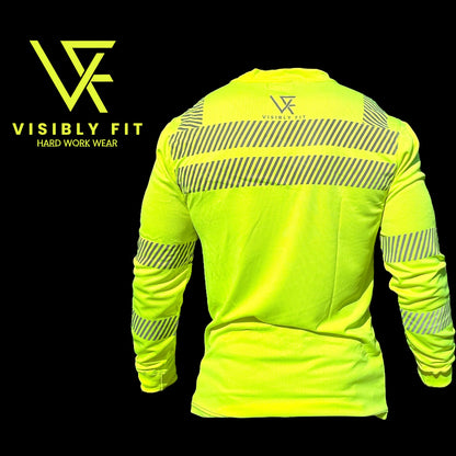 long sleeve crew neck yellow