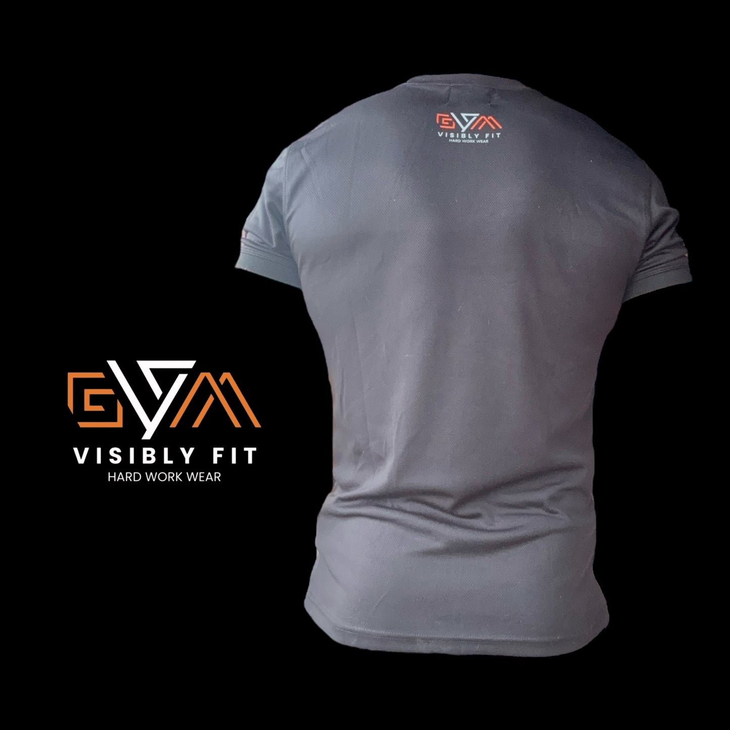 Black Muscle Fit Crew Neck T-Shirt