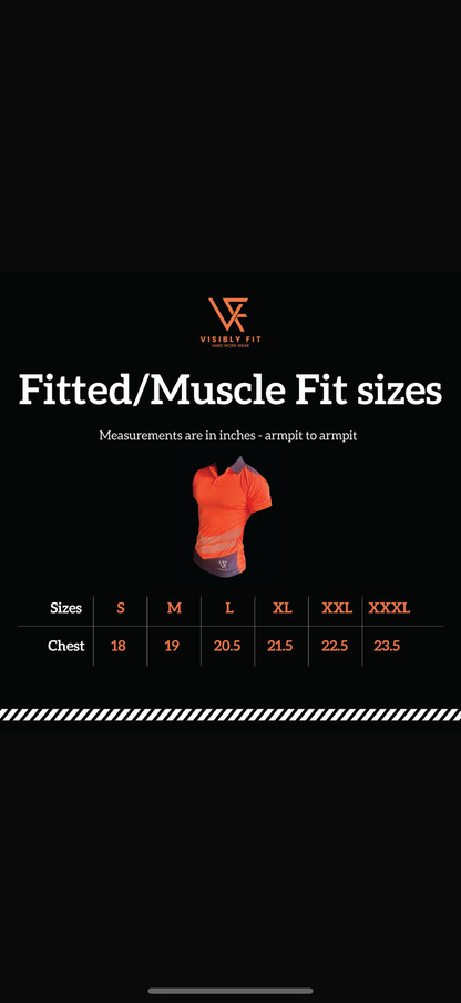 Fitted High Vis Polo Shirt – Yellow