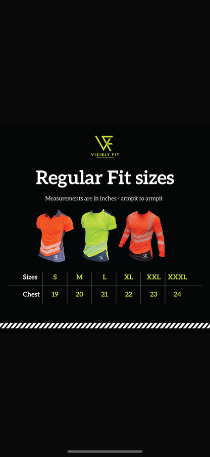 Regular Fit Hi Vis Polo Shirts