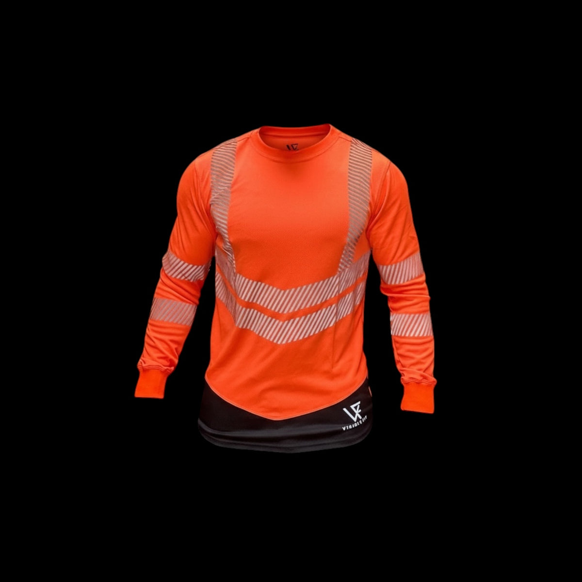 Long Sleeve, Crew Neck regular fit- Orange Class3