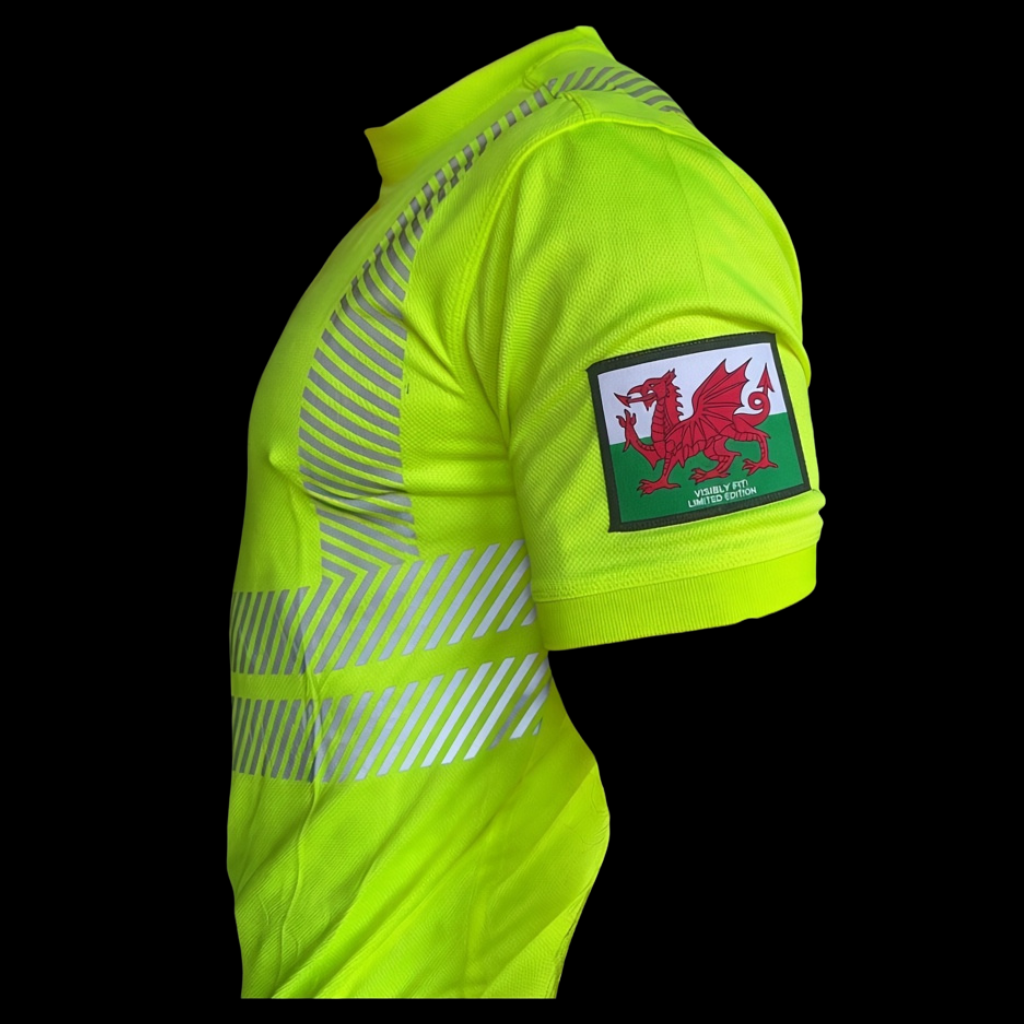 Visibly Fit Welsh Dragon Velcro Patch