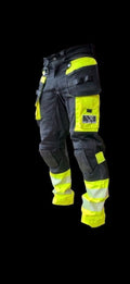 Half yellow hi-vis